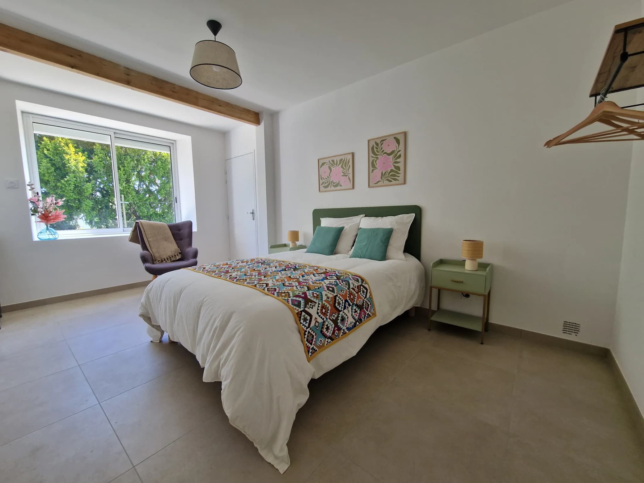 Chambre double L’Authion, au rez-de-chaussée