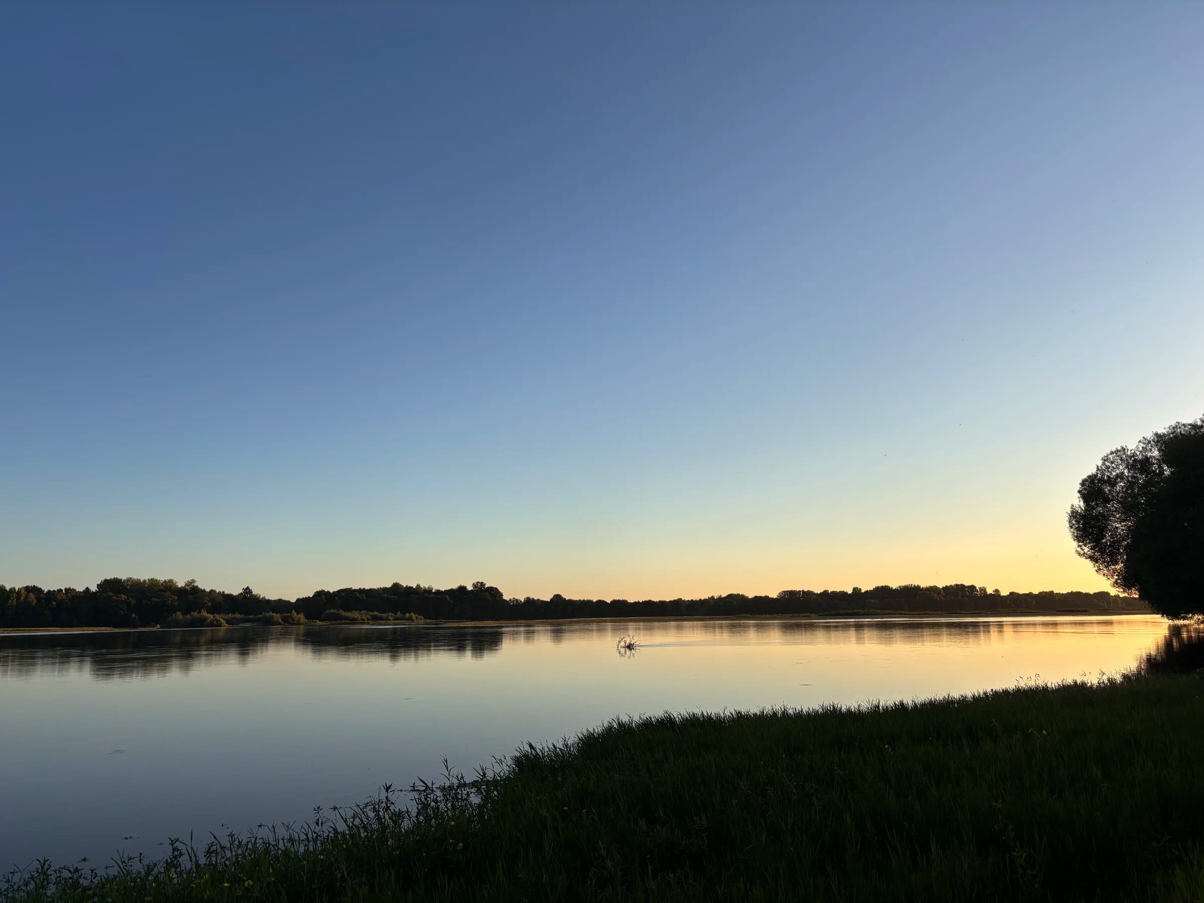 Une étape sur la Loire à vélo